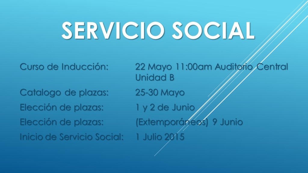 Servicio Social 2015