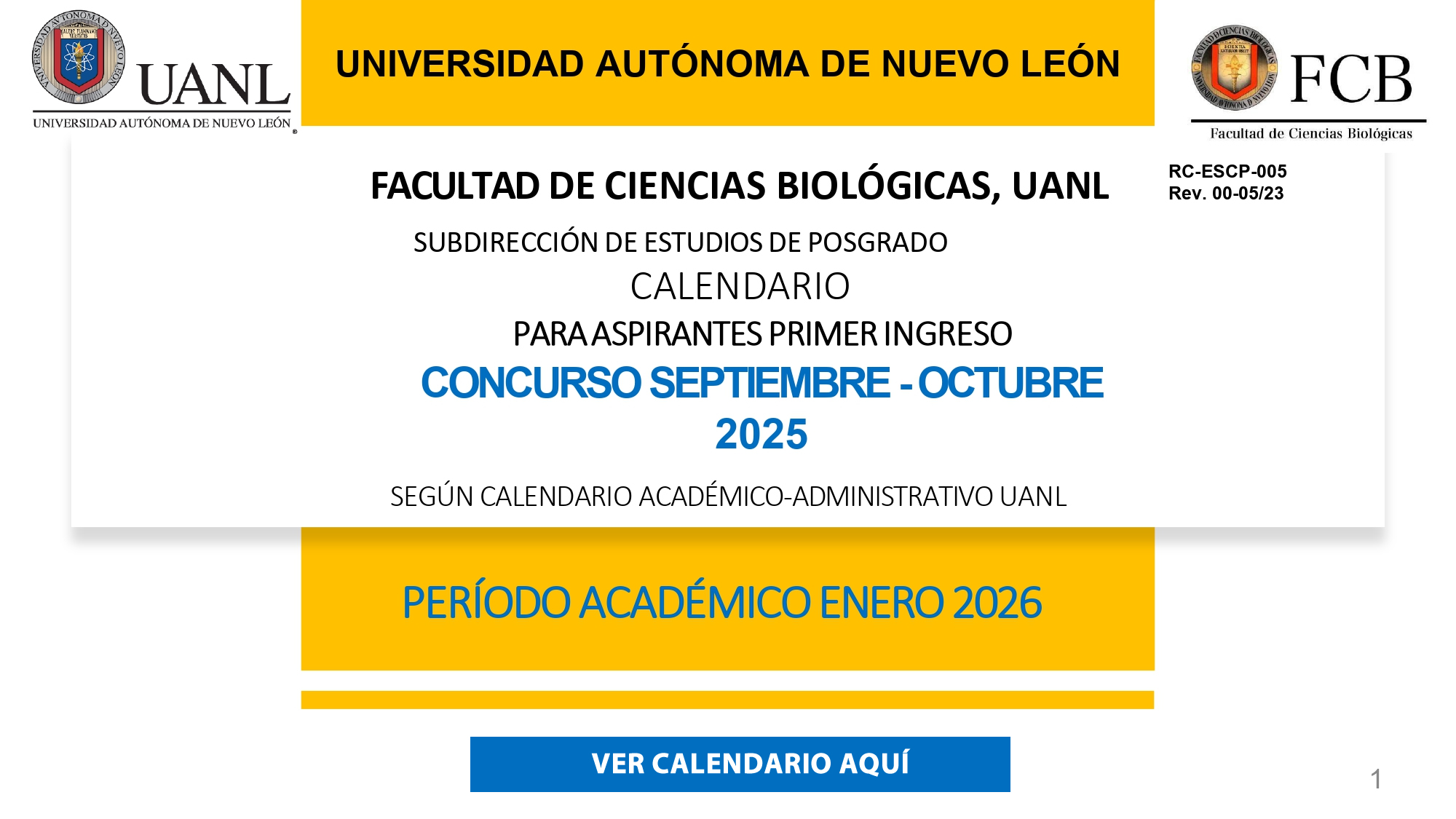 calendario inscripciones enero -junio 2025