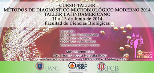 Curso Taller de Metodos de Diagnostico Microbiologico Moderno 2014. Taller Latinoamericano Curso Taller de Metodos de Diagnostico Microbiologico Moderno 2014. Taller Latinoamericano